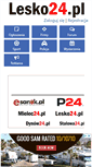 Mobile Screenshot of lesko24.pl